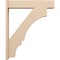 Ekena Millwork 7 1/2-in W x 36-in D x 44-in H Balboa Block Rough Cedar Woodgrain TimberThane Outlooker, Primed Tan OUTUR075X36X44BOA44RCPR - alternate 6